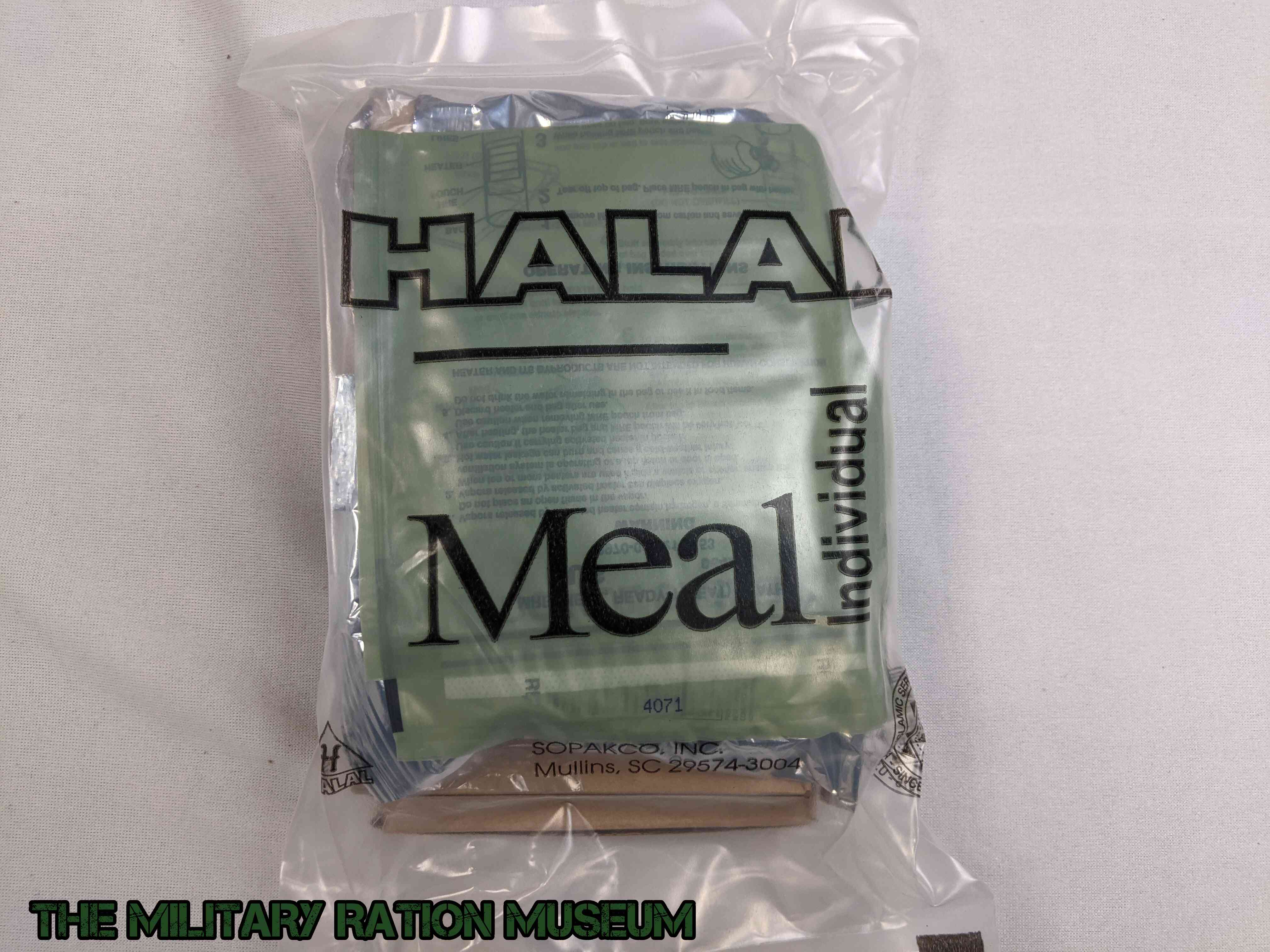 Meal, Halal, Individual / Halal MRE Beef Stew The Military Ration