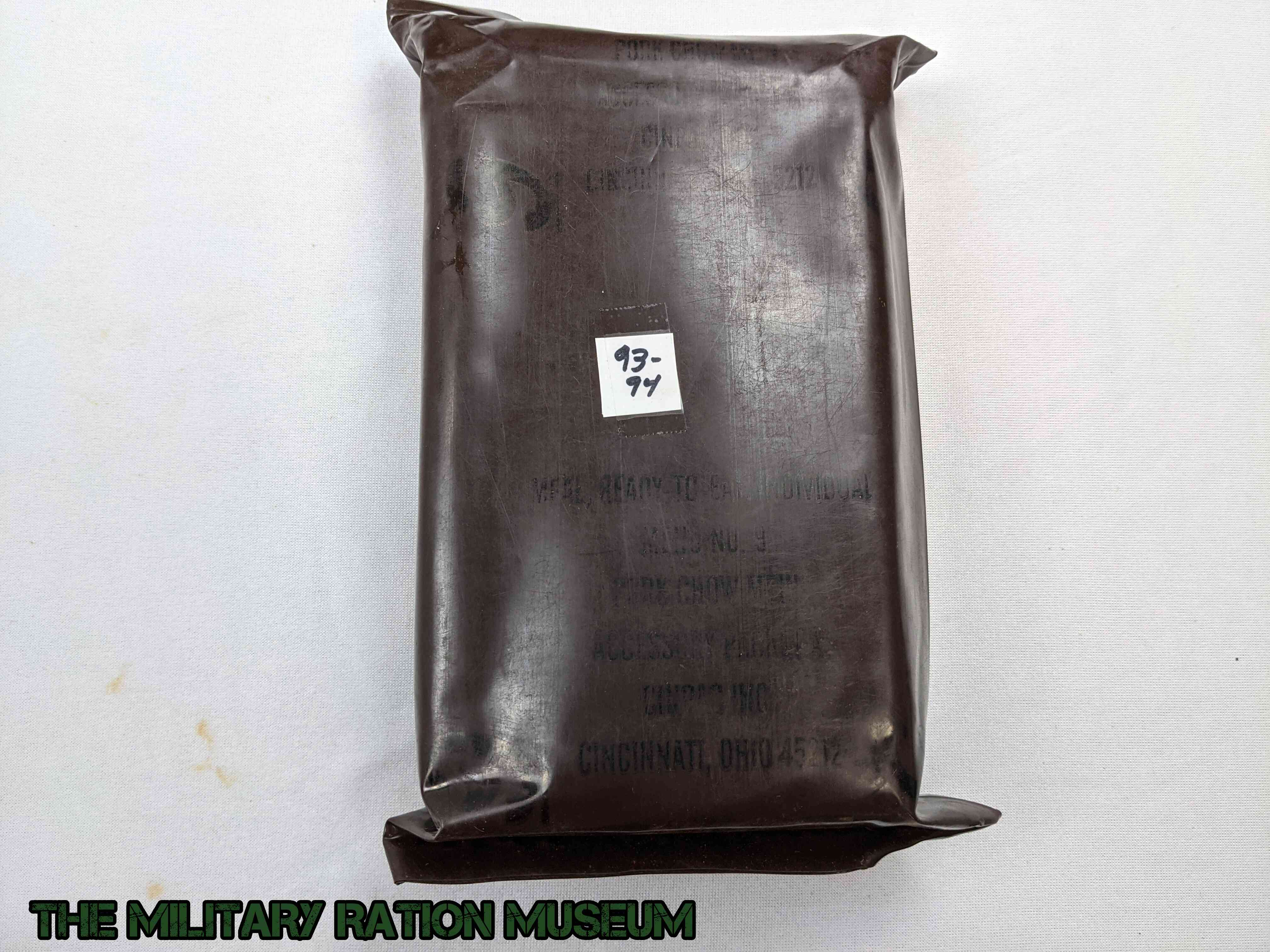 Brown Bag Meal, Ready to Eat Menu 9 - Pork Chow Mein | The Military ...