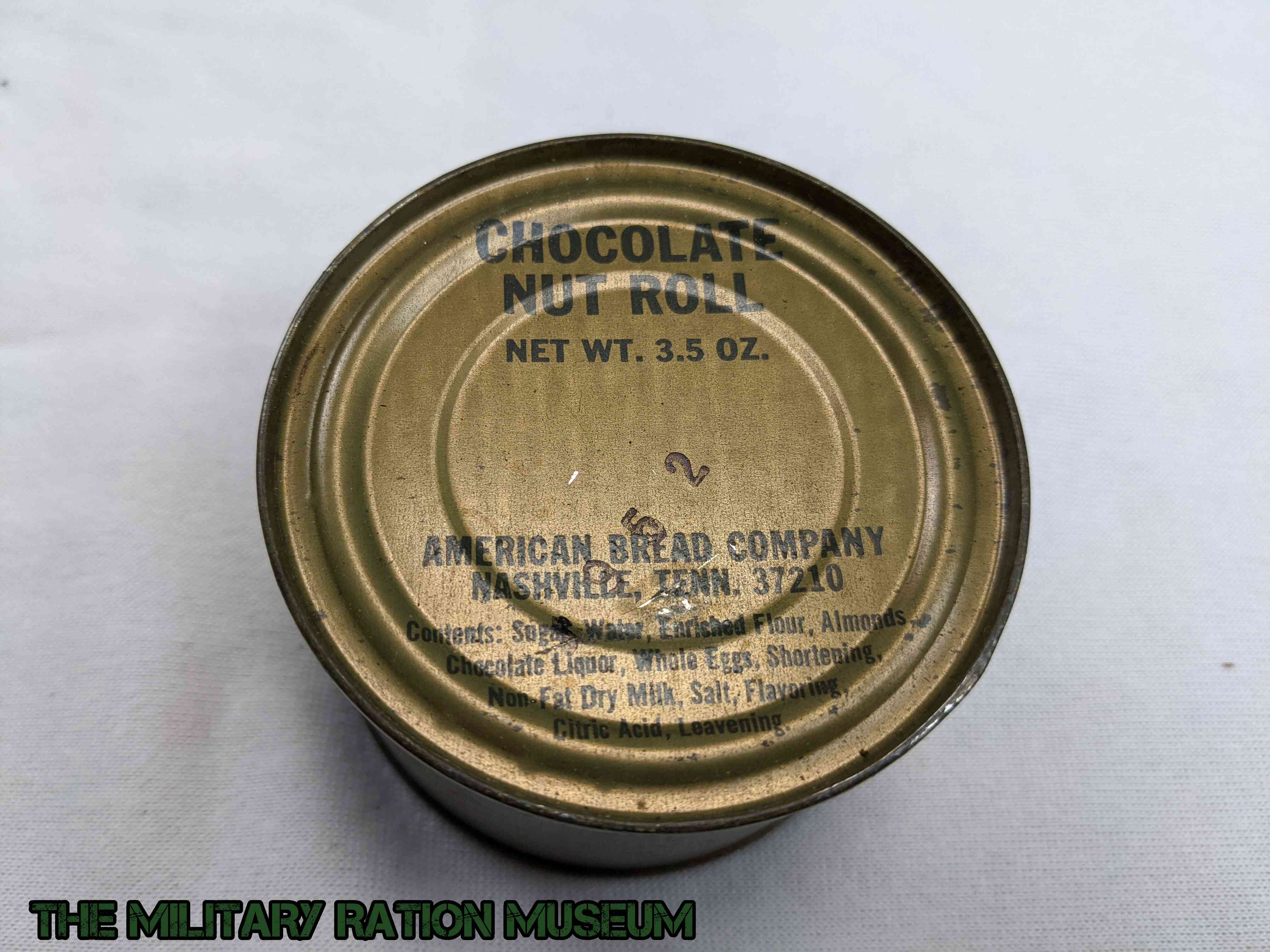 Chocolate Nut Roll (American Bread Company) The Military Ration
