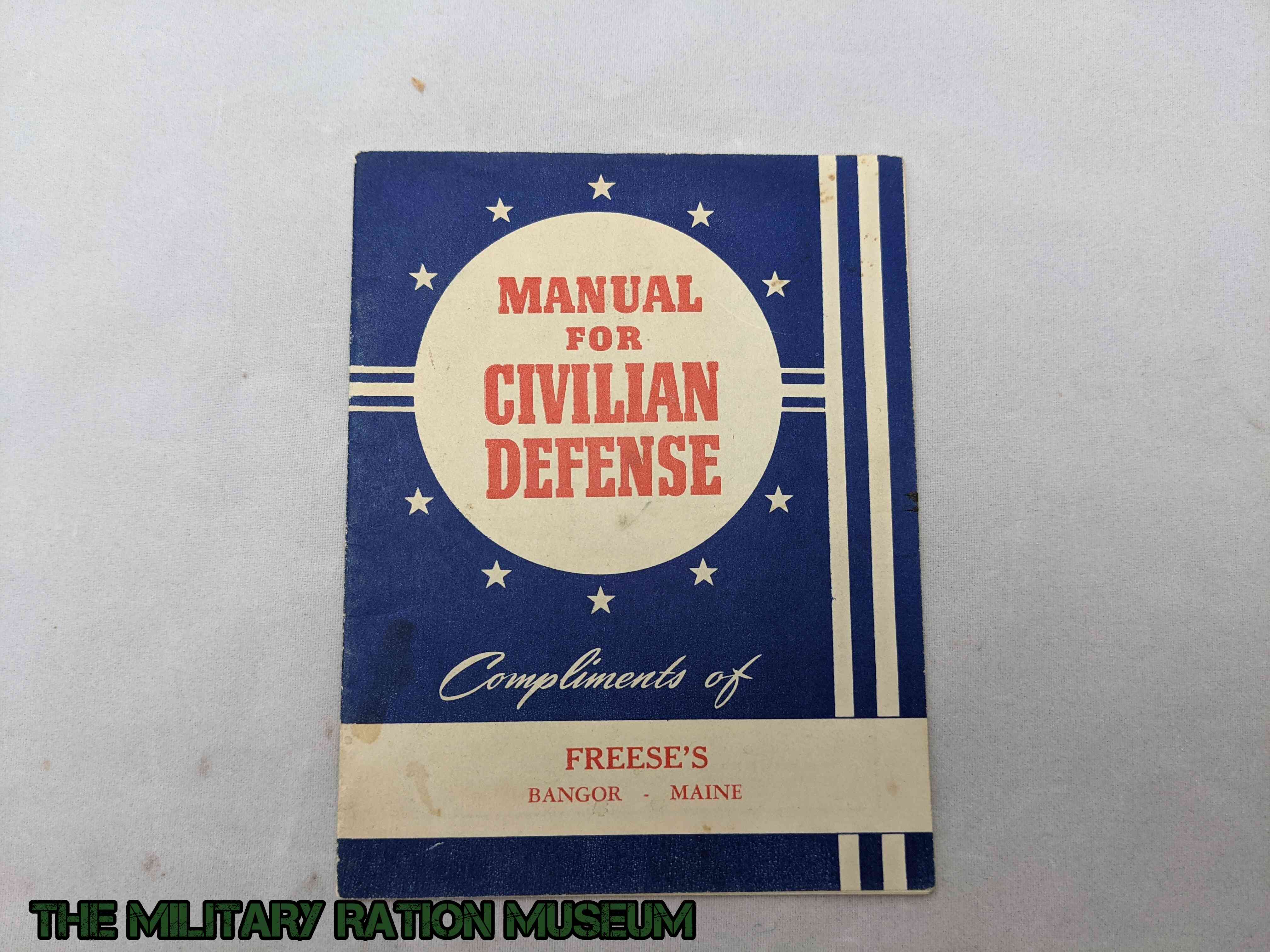 Manua For Civilian Defense | The Military Ration Museum Archives