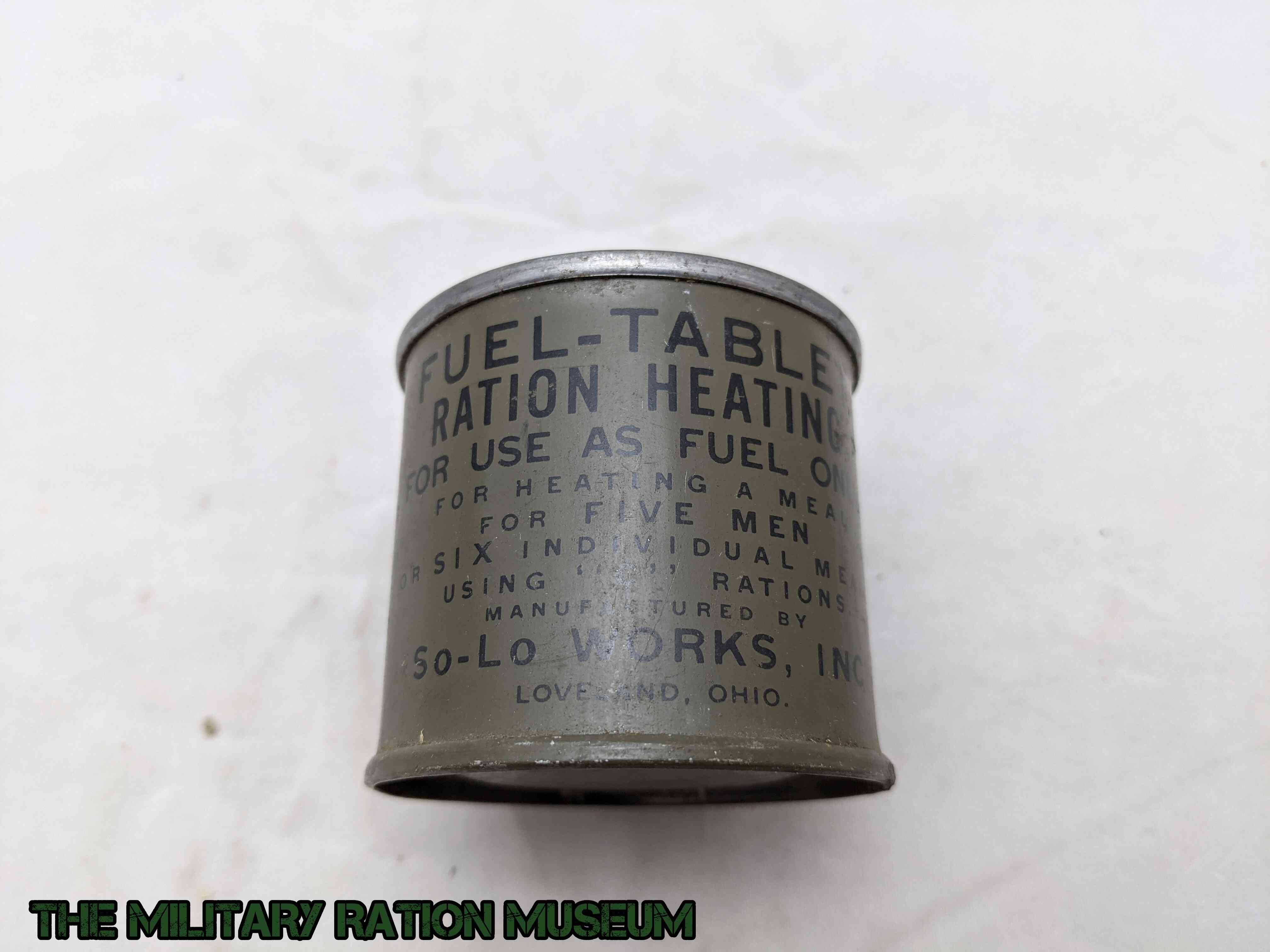 Fuel Tablet, Ration Heating Canned Gel Fuel The Military Ration
