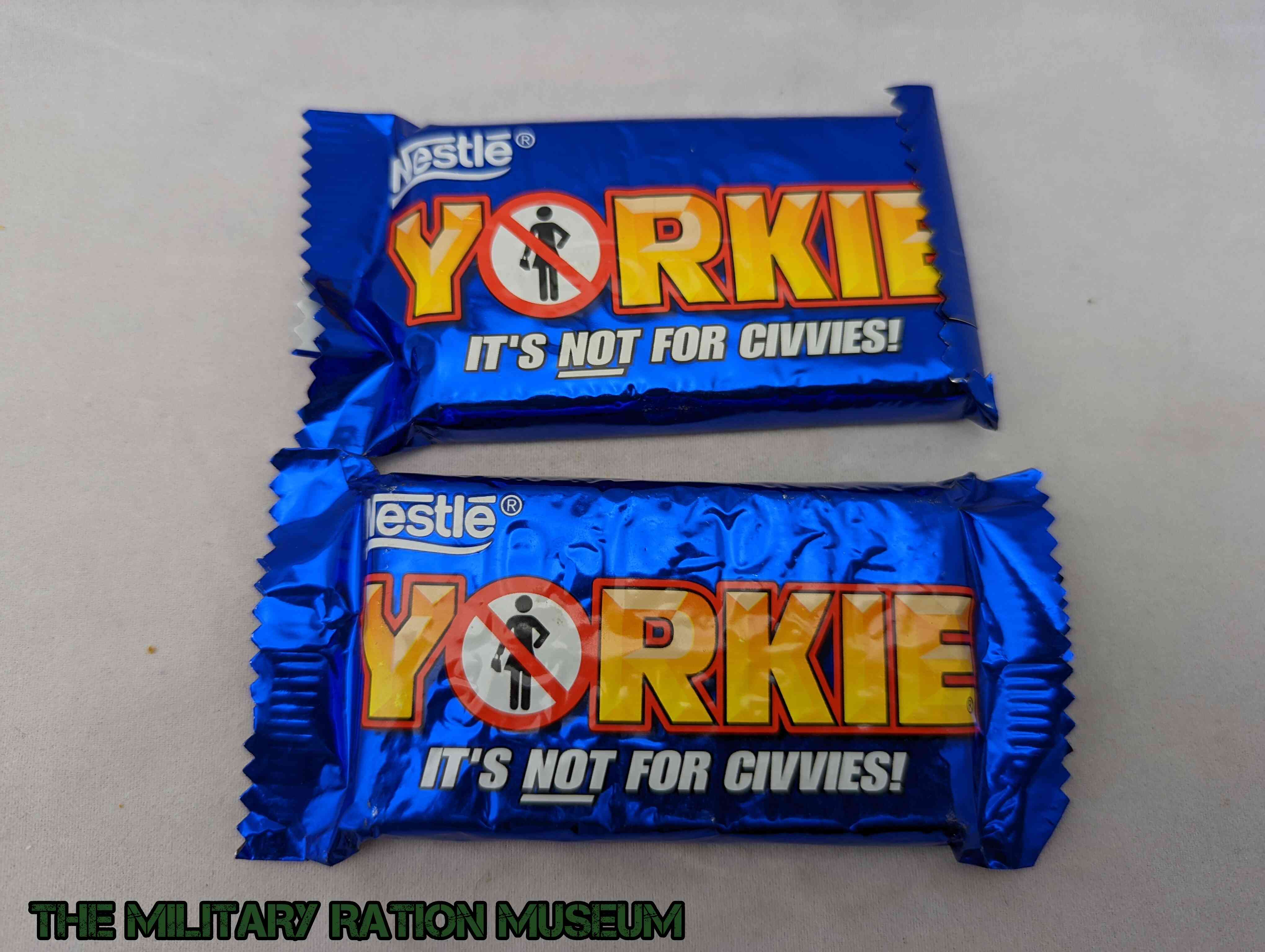 Yorkie not for civvies x2 the military ration museum archives