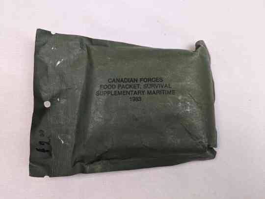 item thumbnail for Candian Forces Food Packet Survival Maritime