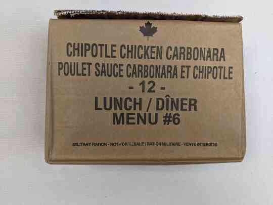 item thumbnail for Canadian IMP Lunch / Dîner Menu 6 - Chipotle Chicken Carbonara