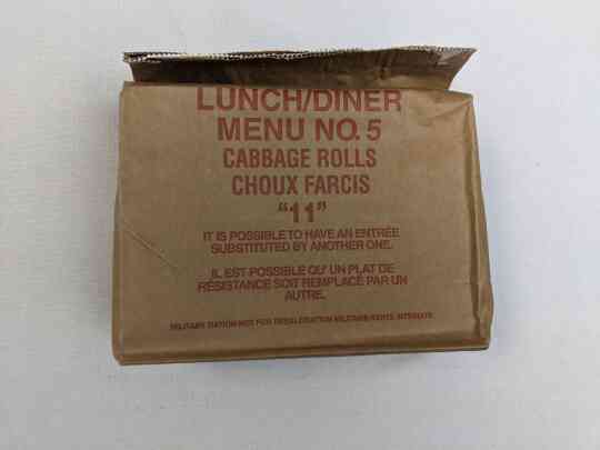 item thumbnail for Canadian IMP Lunch / Dîner Menu 5 - Cabbage Rolls