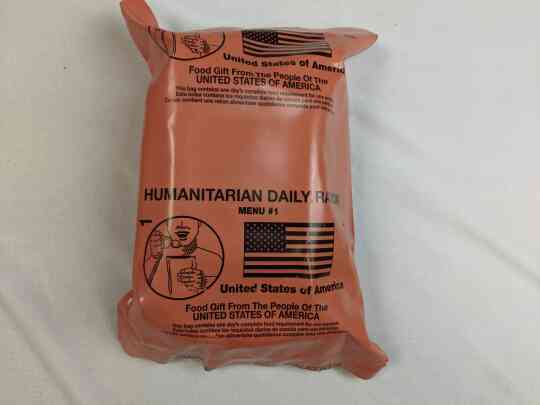 item thumbnail for Humanitarian Daily Ration 24HR Salmon Bag - Menu 1
