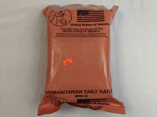 item thumbnail for Humanitarian Daily Ration 24HR Salmon Bag - Menu 2