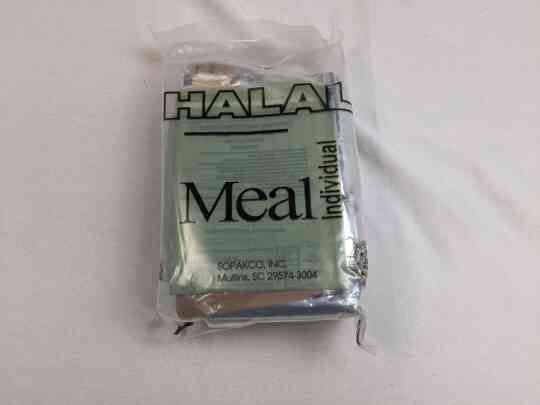 item thumbnail for Meal, Halal, Individual / Halal MRE - Jalfrezi With Lamb