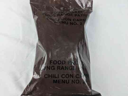 item thumbnail for Food Packet, Long Range Patrol Menu 2 - Chili Con Carne