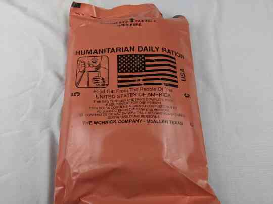 item thumbnail for Open Humanitarian Daily Ration 24HR Salmon Bag Menu 5