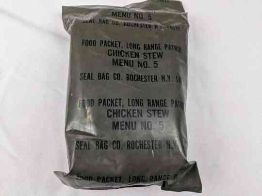 item thumbnail for Food Packet, Long Range Patrol Menu 5 - Chicken Stew