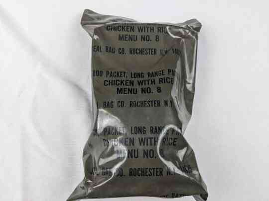 item thumbnail for Food Packet, Long Range Patrol Menu 8 - Chicken With Rice