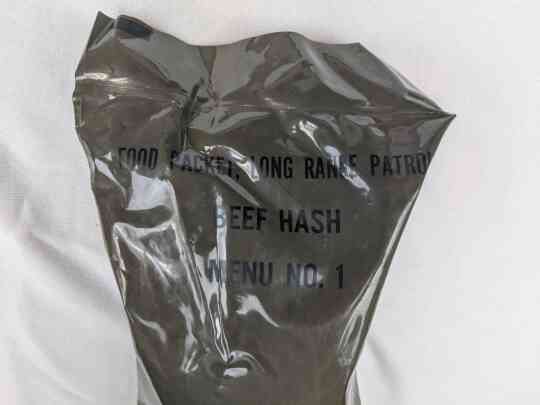item thumbnail for Food Packet, Long Range Patrol Menu 1 - Beef Hash