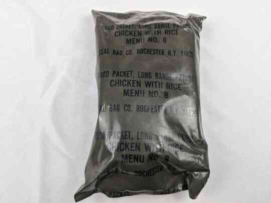 item thumbnail for Green Bag Food Packet, Long Range Patrol Menu 8 - Chicken With Rice