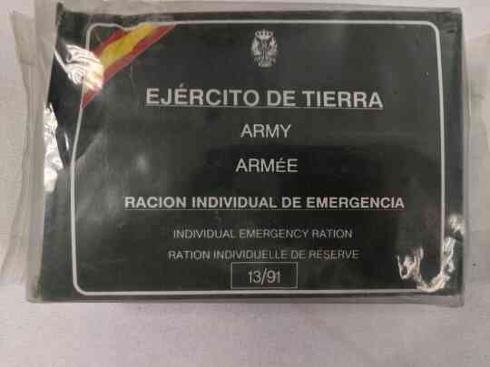 item thumbnail for Spanish Armed Forces Emergency Ration