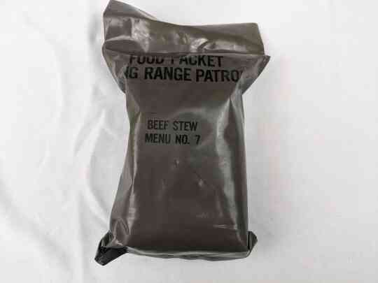 item thumbnail for Green Bag Food Packet, Long Range Patrol Menu 7 - Beef Stew