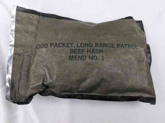 item thumbnail for Canvas Food Packet, Long Range Patrol Menu 1 - Beef Hash