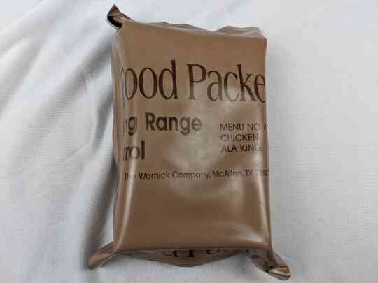item thumbnail for Food Packet, Long Range Patrol Menu 4 - Chicken Ala King