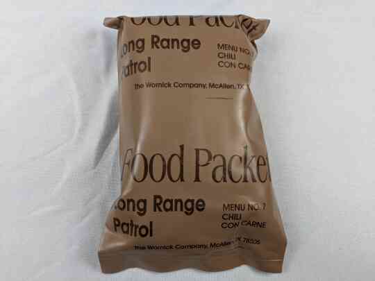 item thumbnail for Food Packet, Long Range Patrol Menu 7 - Chili Con Carne
