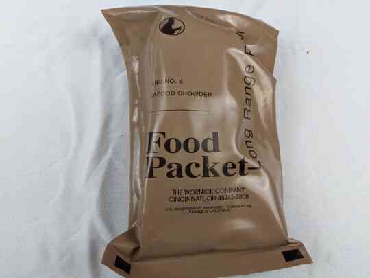item thumbnail for Food Packet, Long Range Patrol Menu 6 - Seafood Chowder