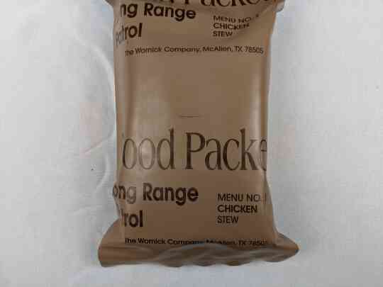 item thumbnail for Food Packet, Long Range Patrol Menu 1 - Chicken Stew