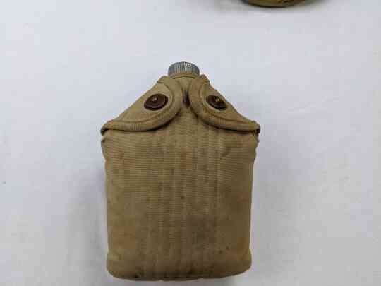 item thumbnail for Canteen With Pouch and Cup - World War 1