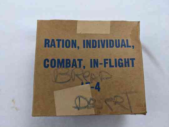 item thumbnail for Ration, Individual, Combat, In Flight, IF-4