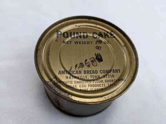 item thumbnail for Can: Pound Cake (American Bread Company)