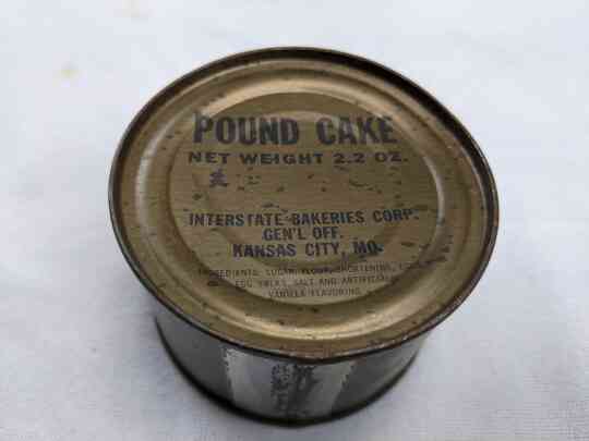 item thumbnail for Can: Pound Cake (Interstate bakers)