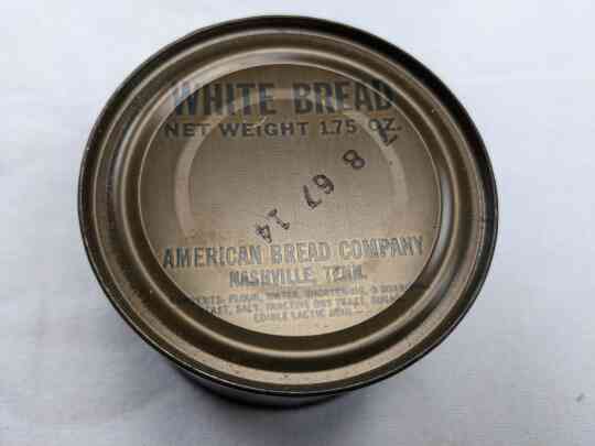 item thumbnail for Can: White Bread (American Bread Company)