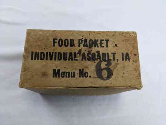 item thumbnail for Food Packet, Individual Assault, IA - Menu 6 (Empty)