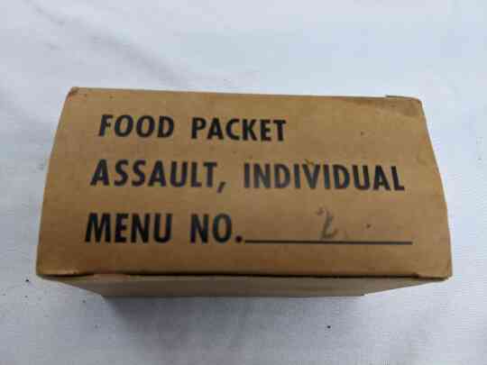item thumbnail for Food Packet, Assault, Individual - Menu 2