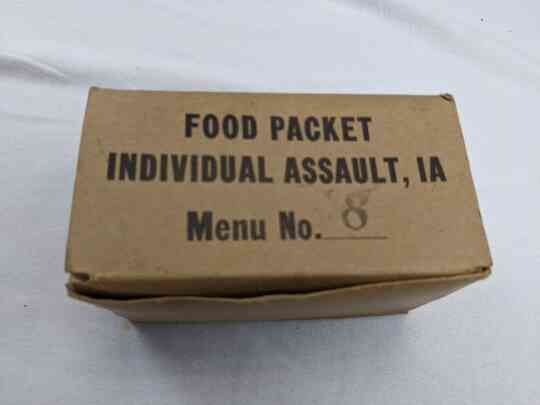 item thumbnail for Food Packet, Individual Assault, IA - Menu 8