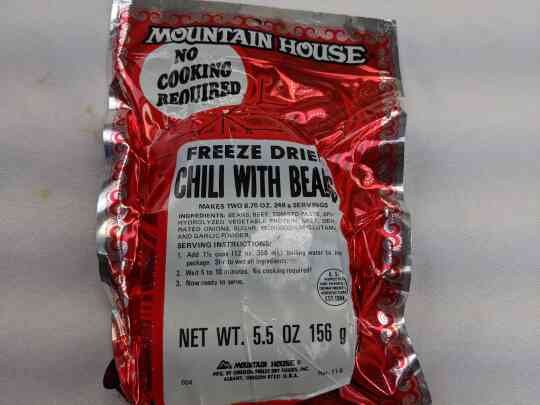 item thumbnail for Mountain House - Chili with Beans (2 Packs)