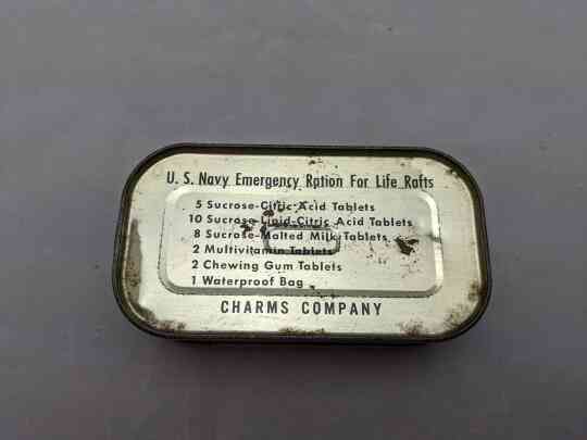 item thumbnail for US Navy Emergency Ration for Life Rafts