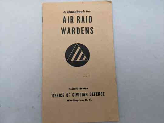 item thumbnail for CD Handbook - Air Raid Wardens