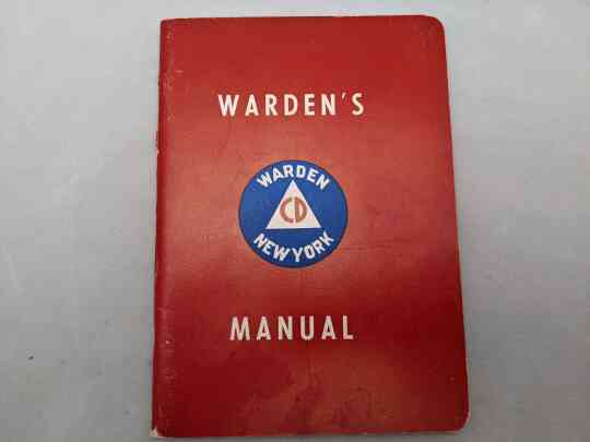 item thumbnail for NY State Warden's Manual