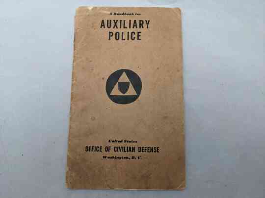 item thumbnail for CD Handbook - Auxilliary Police