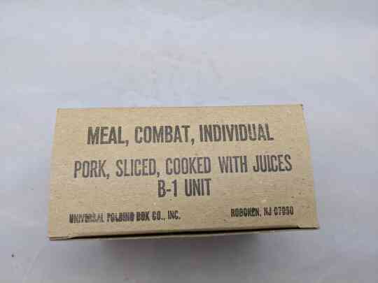 item thumbnail for MCI Box - Pork, Sliced, Cooked with Juices (Unused)