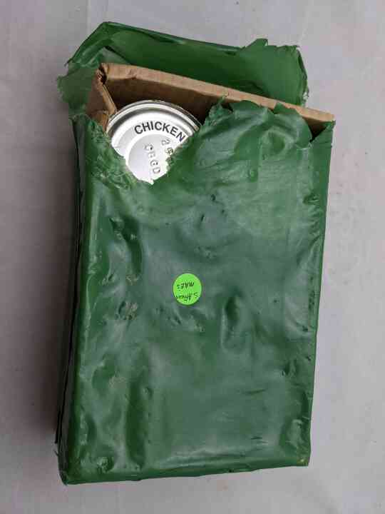 item thumbnail for South African Ration - Opened (Green Packing)