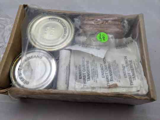 item thumbnail for South African Ration - Opened (Clear Packing)