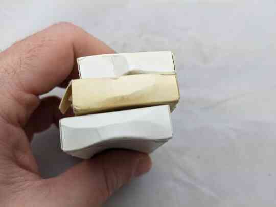 item thumbnail for 3x 4 pack P Lorilland Cigarettes, Military, White box no text