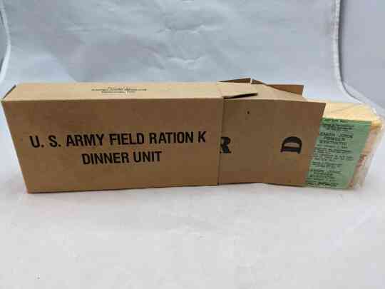 item thumbnail for Film Prop From Saving Private Ryan (1998) K-Ration (1 of 2)