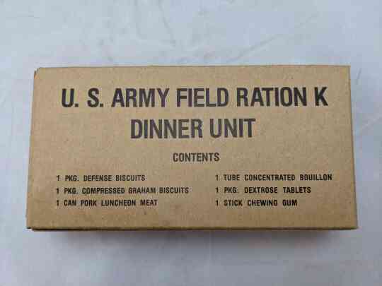 item thumbnail for Film Prop From Saving Private Ryan (1998) K-Ration (2 of 2)