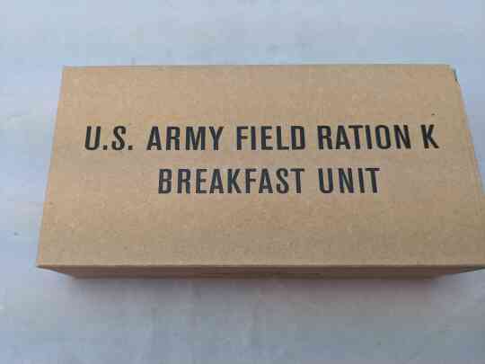item thumbnail for Film Prop From Fury (2014) K-Ration Boxes (x3)