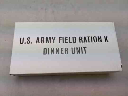 item thumbnail for Film Prop From Fury (2014) K-Ration Boxes (x3)