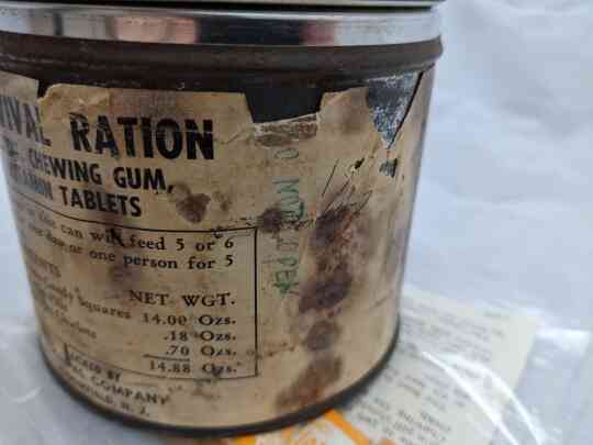 item thumbnail for Canned Survival Ration (Partial Contents)