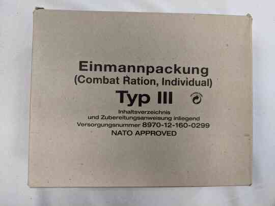 item thumbnail for German Einmannpackung EPA 24HR Type III