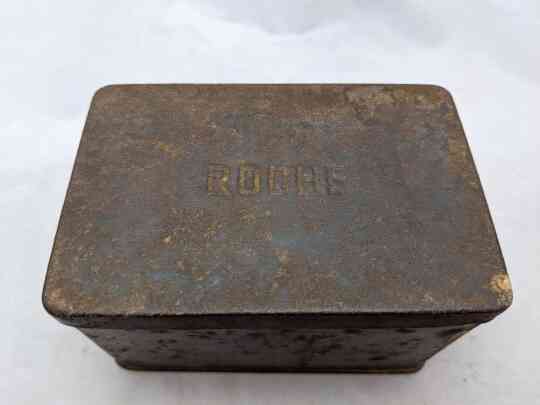 item thumbnail for WWII Era British Roche Tin (Empty)