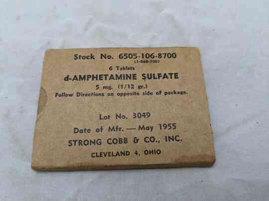 item thumbnail for USGI d-Amphetamine Sulfate